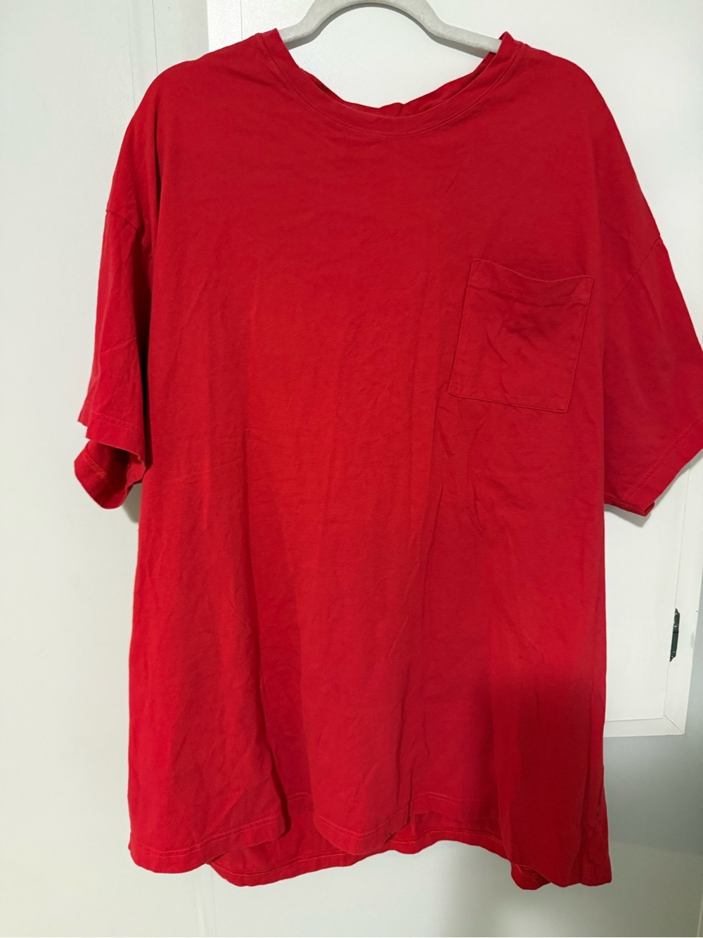 217. Victoria's Secret Women’s Red Short-Sleeve Pocket Sleepwear Y2K Inspired
